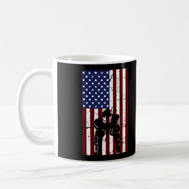 Mug Ligne D Offensive Football Pittsburgh Lineman Amer (Gauche)