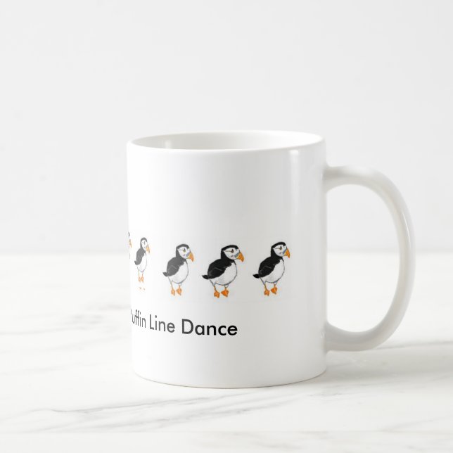 Mug Ligne danse de macareux (Droite)