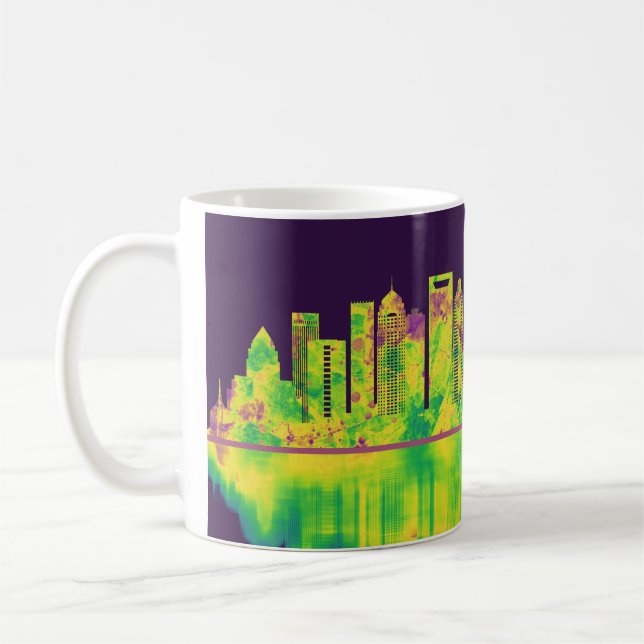 Mug Ligne de Charlotte Caroline du Nord (Gauche)