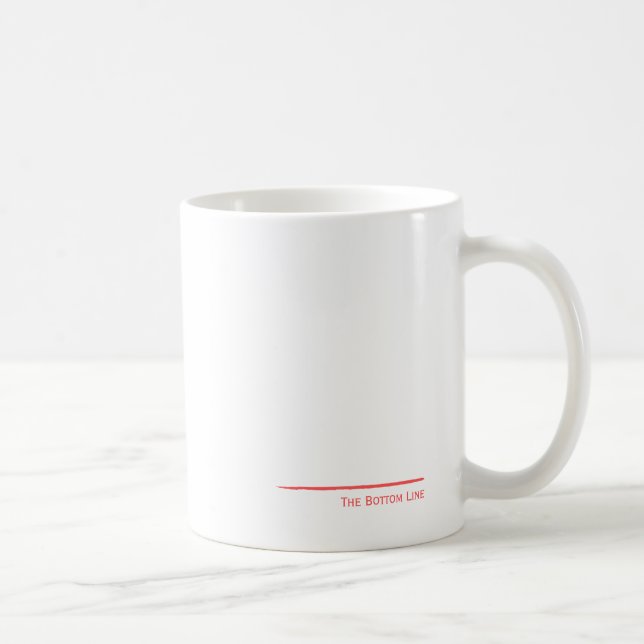 Mug Ligne de fond rouge (Droite)
