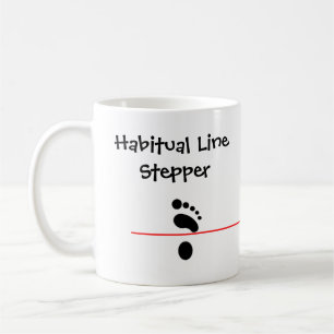 Mug Ligne habituelle de pas