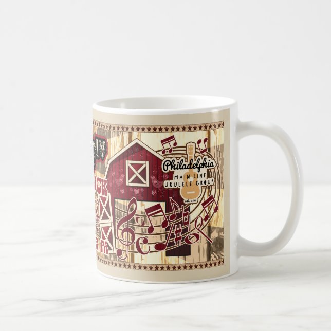 Mug Ligne principale ukulélé Barnfest IV de (Droite)