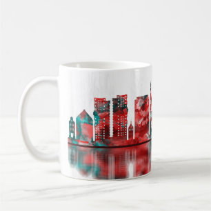 Mug Ligne Skyline de Gdansk Pologne