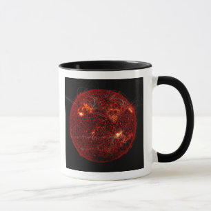 Mug Lignes de champ magnétique sur le Soleil 3