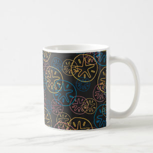 Mug Lignes de Dollar de Sable Rouge Jaune Bleu