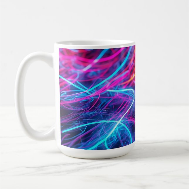 Mug Lignes de néon (Gauche)