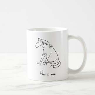 Mug Lignes de poney - c'est Nice