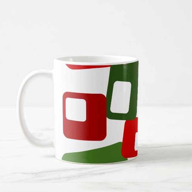 Mug Lignes et rectangles (Gauche)