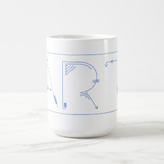 Mug Lignes graphiques artistiques Typographie ART Coff