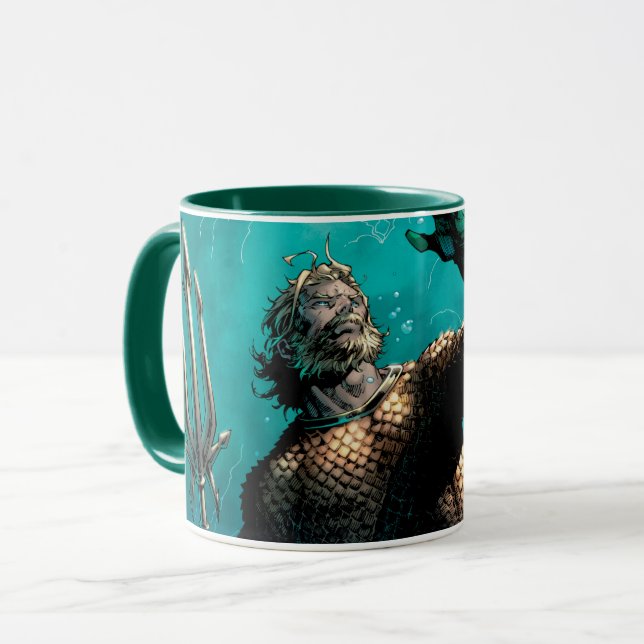Mug Ligue Justice #10 Aquaman Noyé Variant de Terre (Devant gauche)