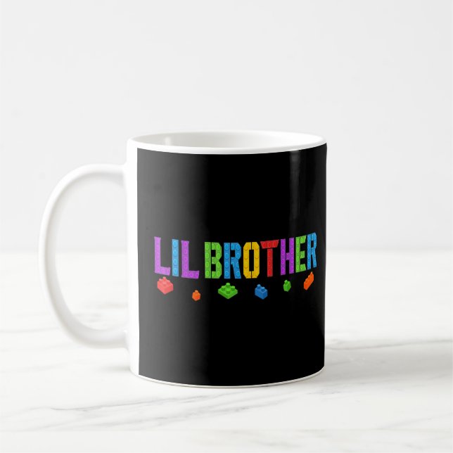 Mug Lil Brother Blocks Master Brick Builthday (Gauche)
