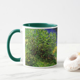 Mug Lilas par Vincent van Gogh, Fleurs de jardin ancie
