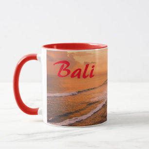Mug L'île de Bali Sea Wave Sunset Beach Shore