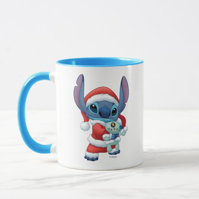 Mug Lilo et Stitch| Stitch du Père Noël (Gauche)