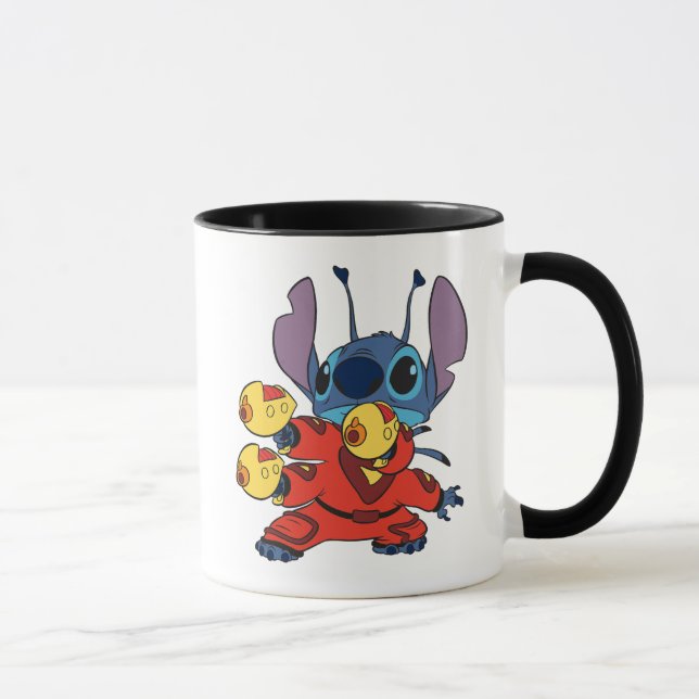 Mug Lilo & Stitch's Stitch avec Ray Guns (Droite)