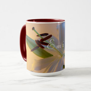 Mug Lily blanche, fleur.
