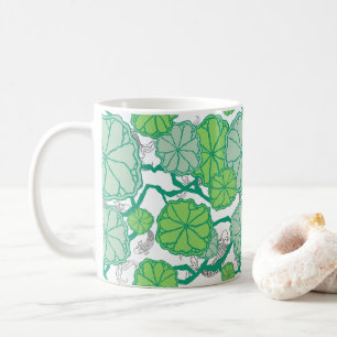 Mug Lily Pad Koi Pond Motif