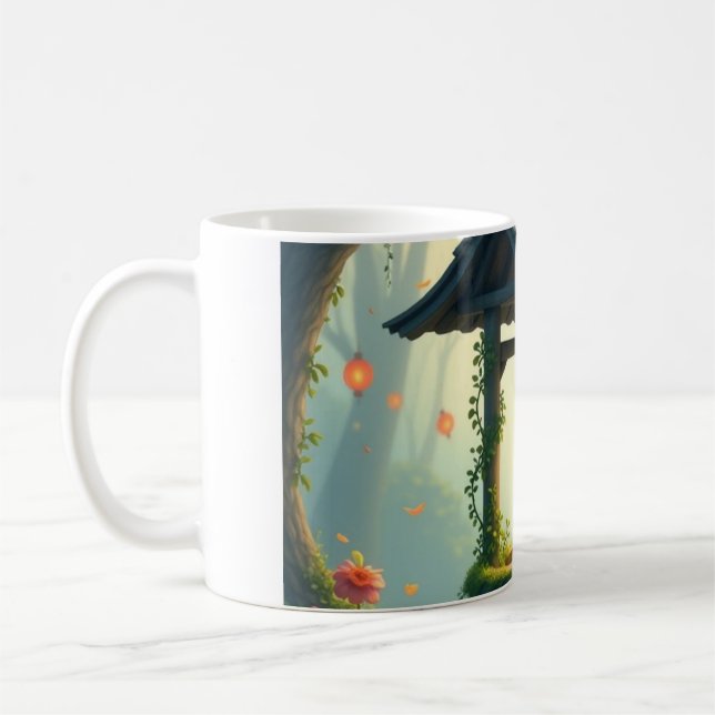Mug L'imagerie du jardin : Des lignes souples et fluid (Gauche)