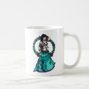 Mug Lina Flower Goddess Belly Dancer Art