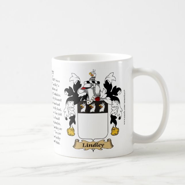 Mug Lindley, l'origine, la signification et la crête (Droite)