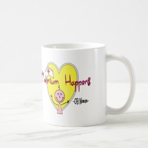 Mug L'infirmière "Meconium d'OB se produit" hilare