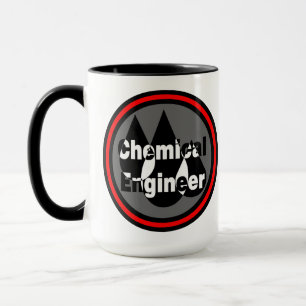 Mug L'ingénieur chimiste laisse tomber le cercle