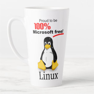 Mug Linux grand latte - Microsoft Free