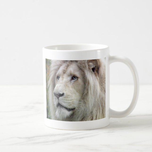 Mug Lion blanc (Droite)