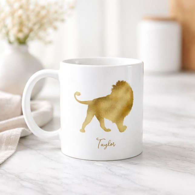 Mug Lion courageux (Créateur téléchargé)