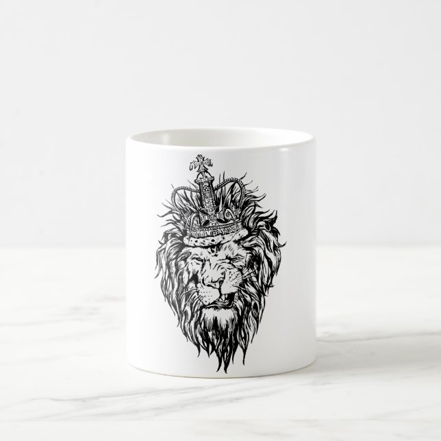 Mug Lion dans la couronne (Centre)