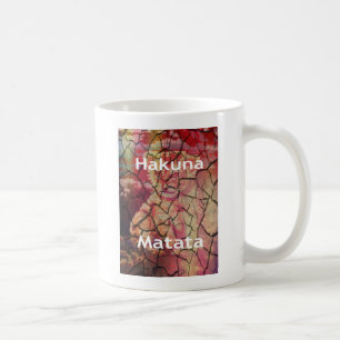 Mug Lion Elégant Terre : Hakuna Matata Design textuel