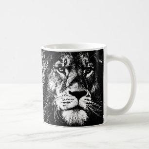 Mug Lion Face Le Roi Animaux Modèle Pop Art