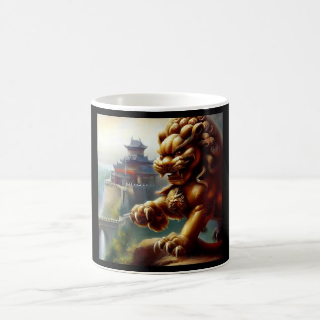 Mug Lion Foo Chinois (12) (Centre)