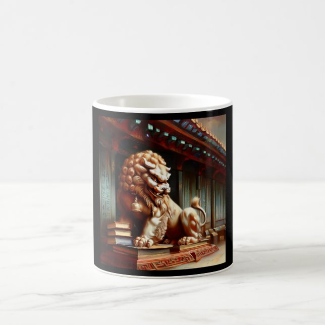 Mug Lion Foo Chinois (2) (Centre)