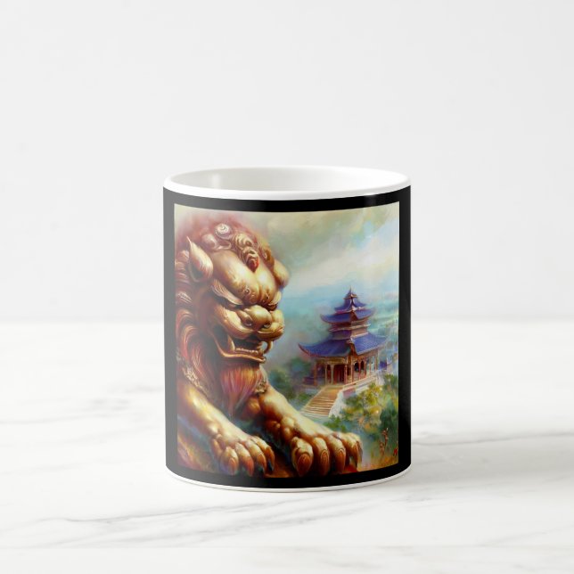 Mug Lion Foo Chinois (27) (Centre)