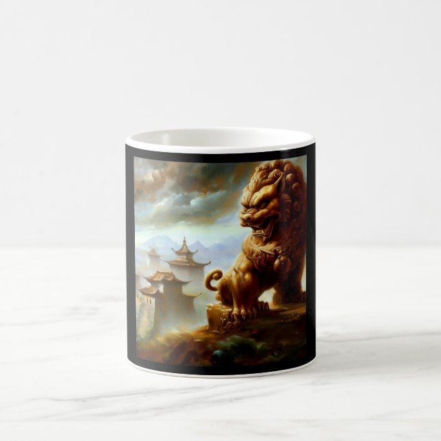 Mug Lion Foo Chinois (9) (Centre)