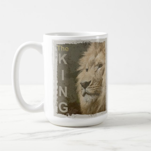 Mug Lion Head Animal King Élégant Modèle tendance (Gauche)