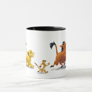 Mug Lion King Simba timon pumbaa chant trot