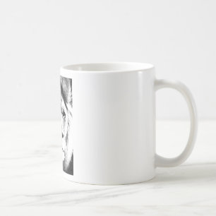 Mug Lion noir et blanc