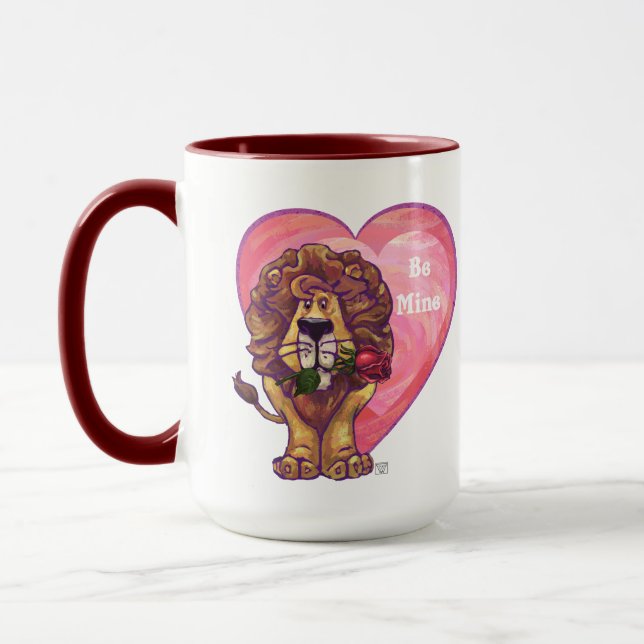 Mug Lion Saint Valentin (Gauche)