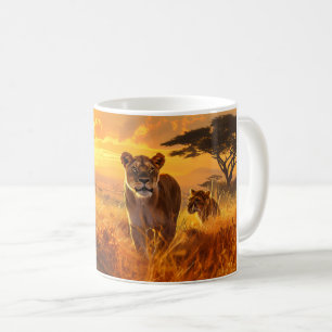 Mug Lionne africaine