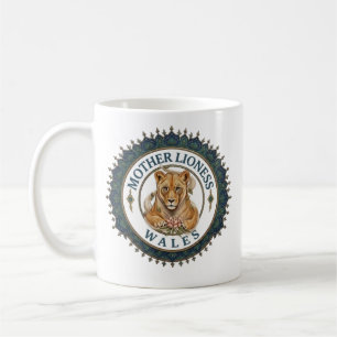 Mug Lionne Mère. Pays de Galles