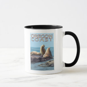 Mug Lions de la mer de l'Oregon