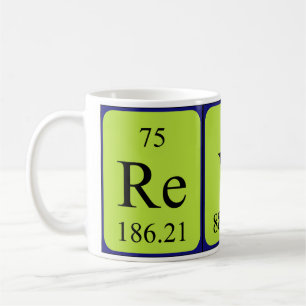 Mug Lire la taille du nom de table périodique