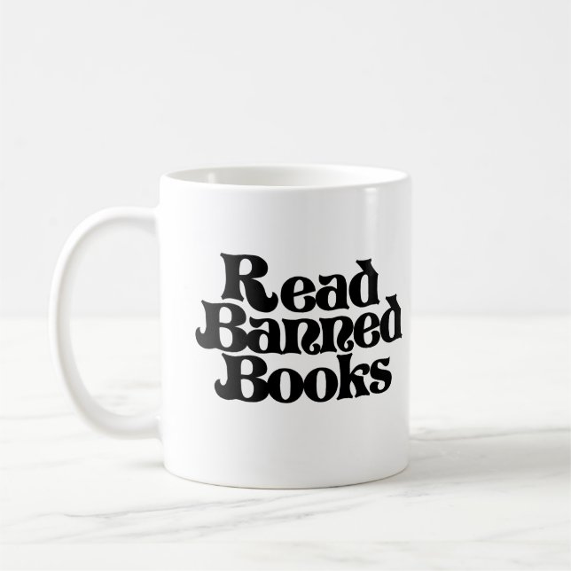 Mug Lire les livres interdits (Gauche)