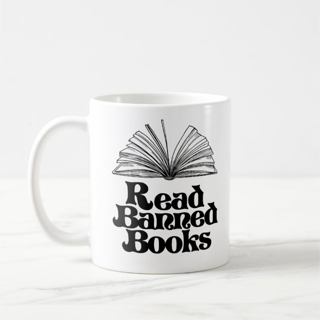 Mug Lire les livres interdits (Gauche)