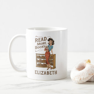 Mug Lire Plus Livres Citation De L'Amoureux De Livres