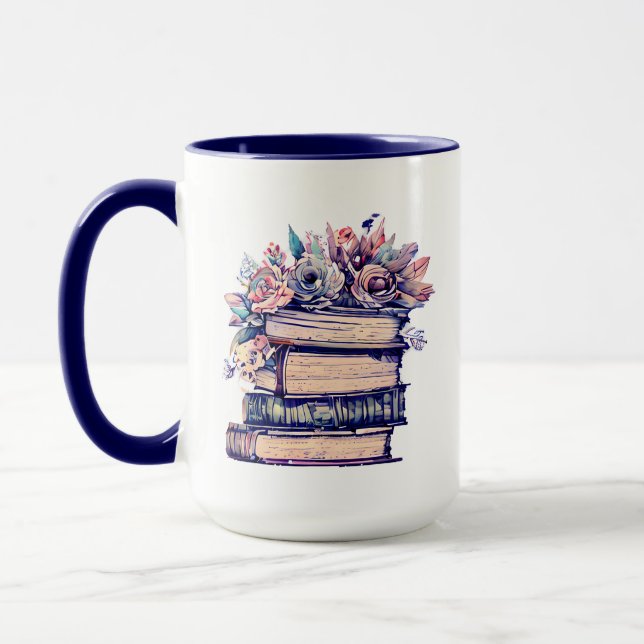 Mug Lisez, Rêvez, Répétez | Amoureux de livres (Gauche)
