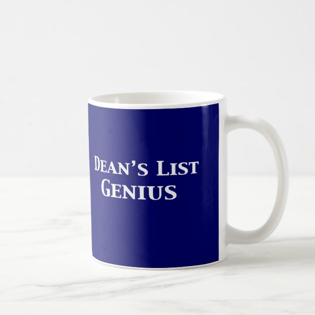 Mug List Genius Gifts de doyen (Droite)