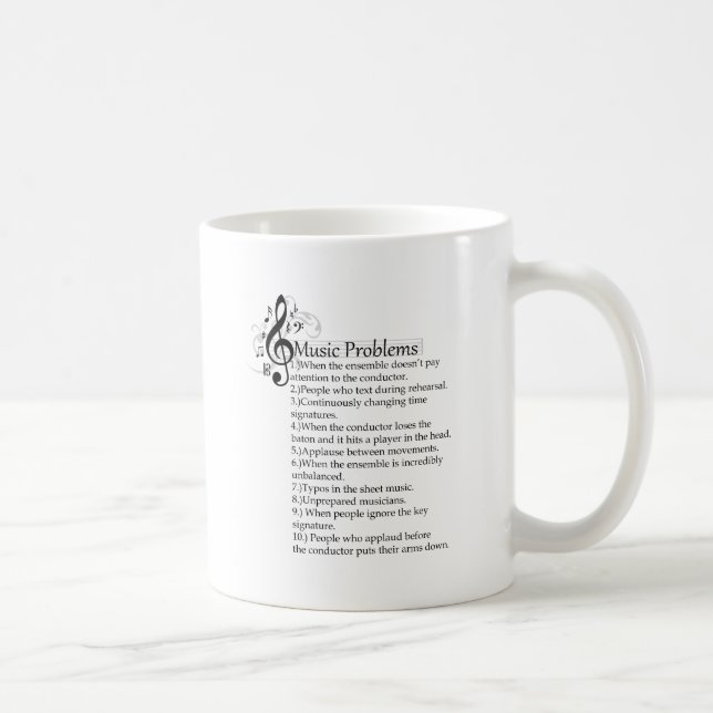 Mug Liste de problèmes de conducteur (Droite)